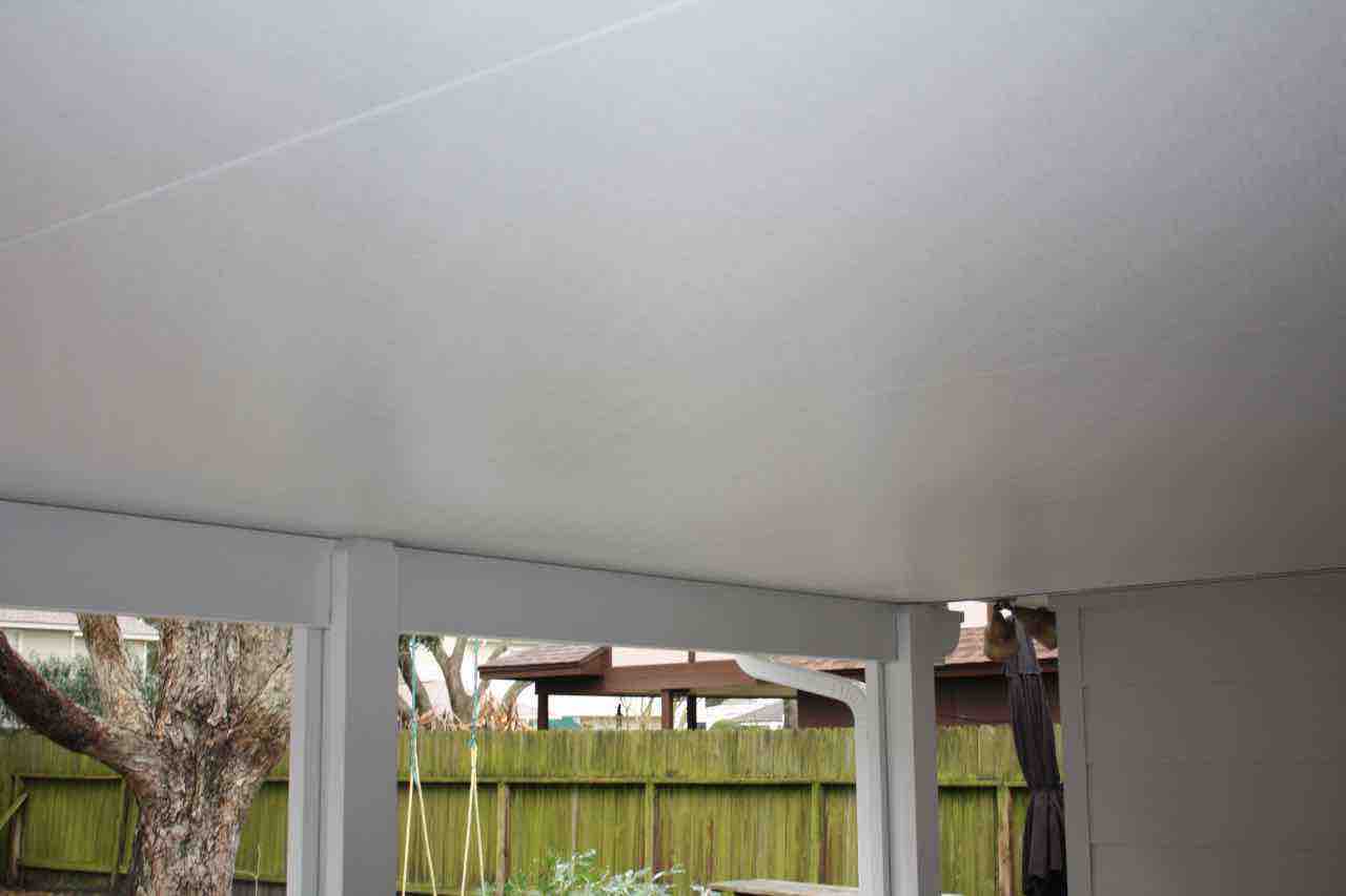 Four Seasons Laminated Roof Panels on Pergola Style Patio Cover